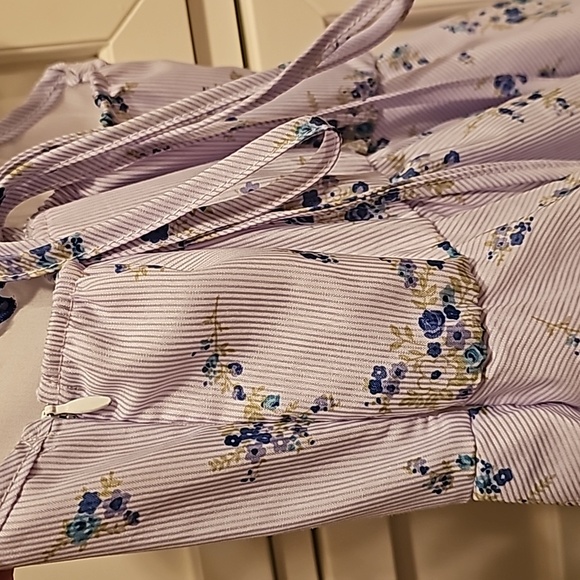 4t / 5y Mia belle hi low royal blue pin stripe dress - Picture 5 of 5